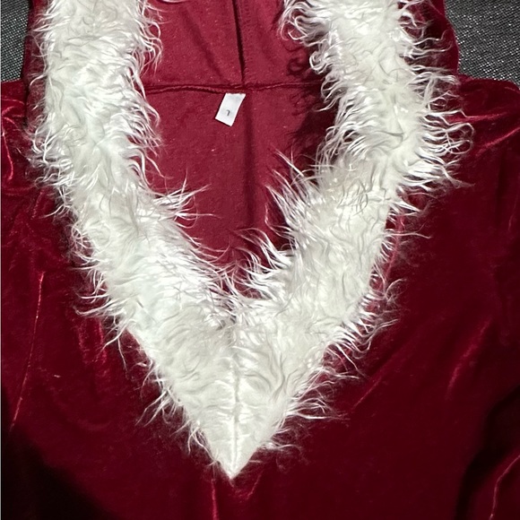 Woman’s Santa Dress with Hood and Black Belt-1xLarge & 1xMedium - Picture 2 of 7